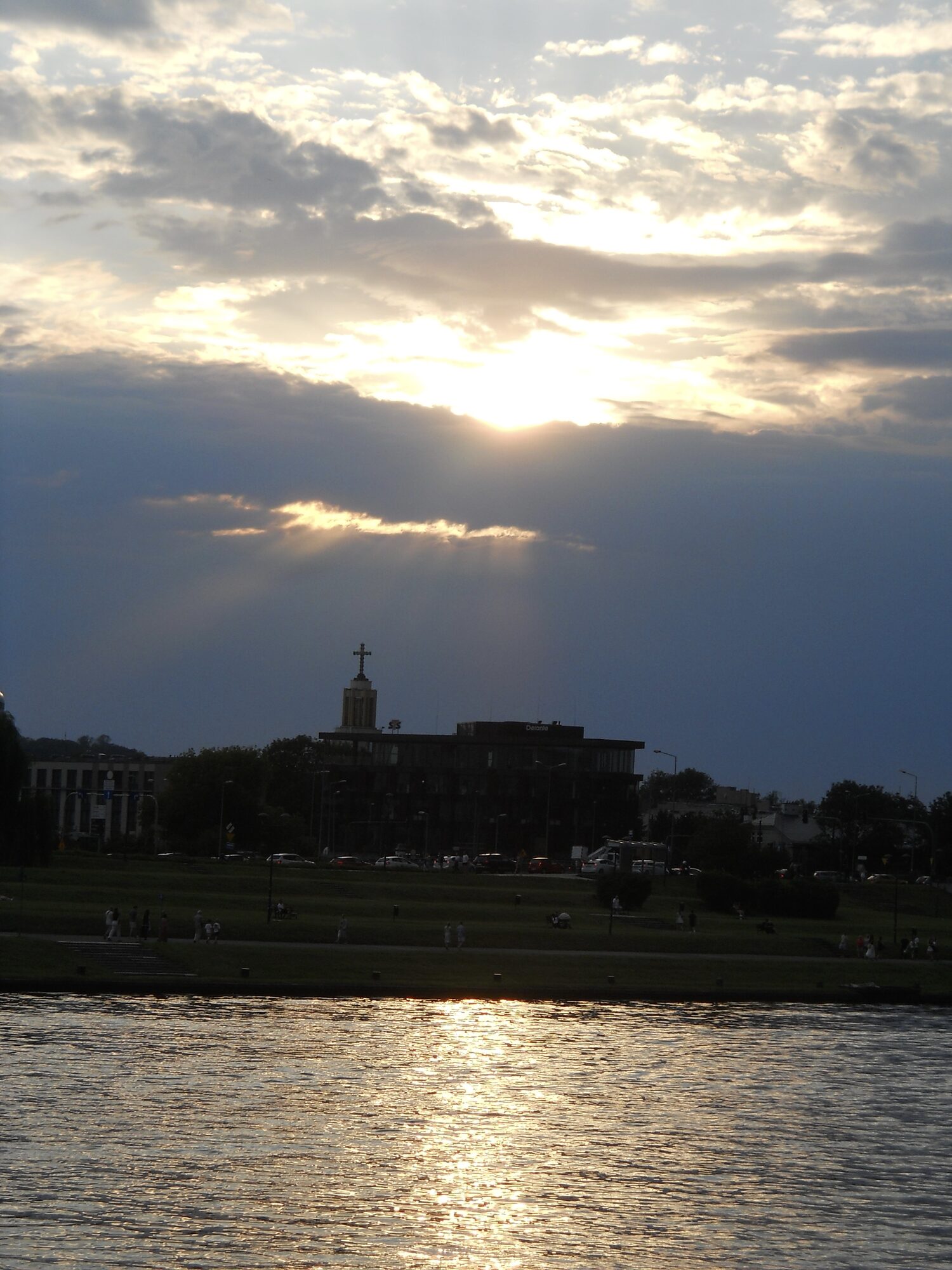 Sunset over the Vistula